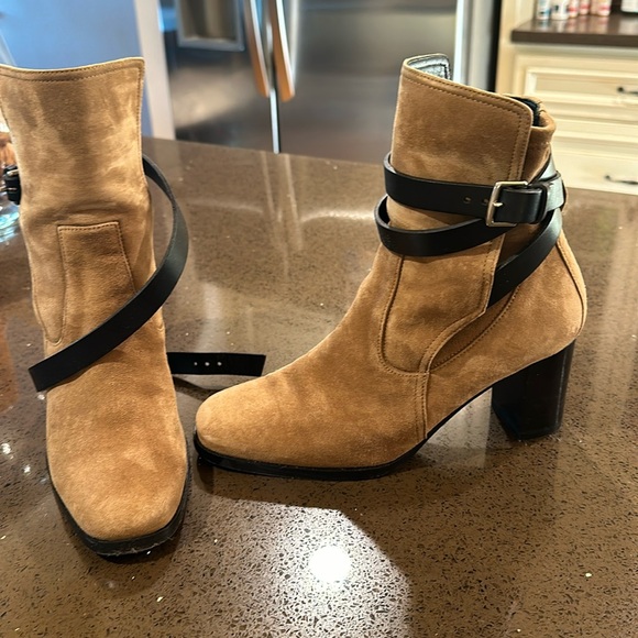 Hermes Shoes - Hermes suede boots